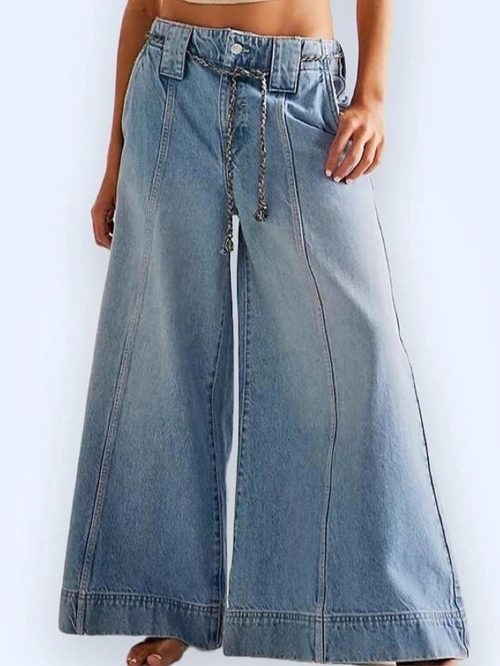 WE THE FREE - SHEER LUCK WIDE LEG